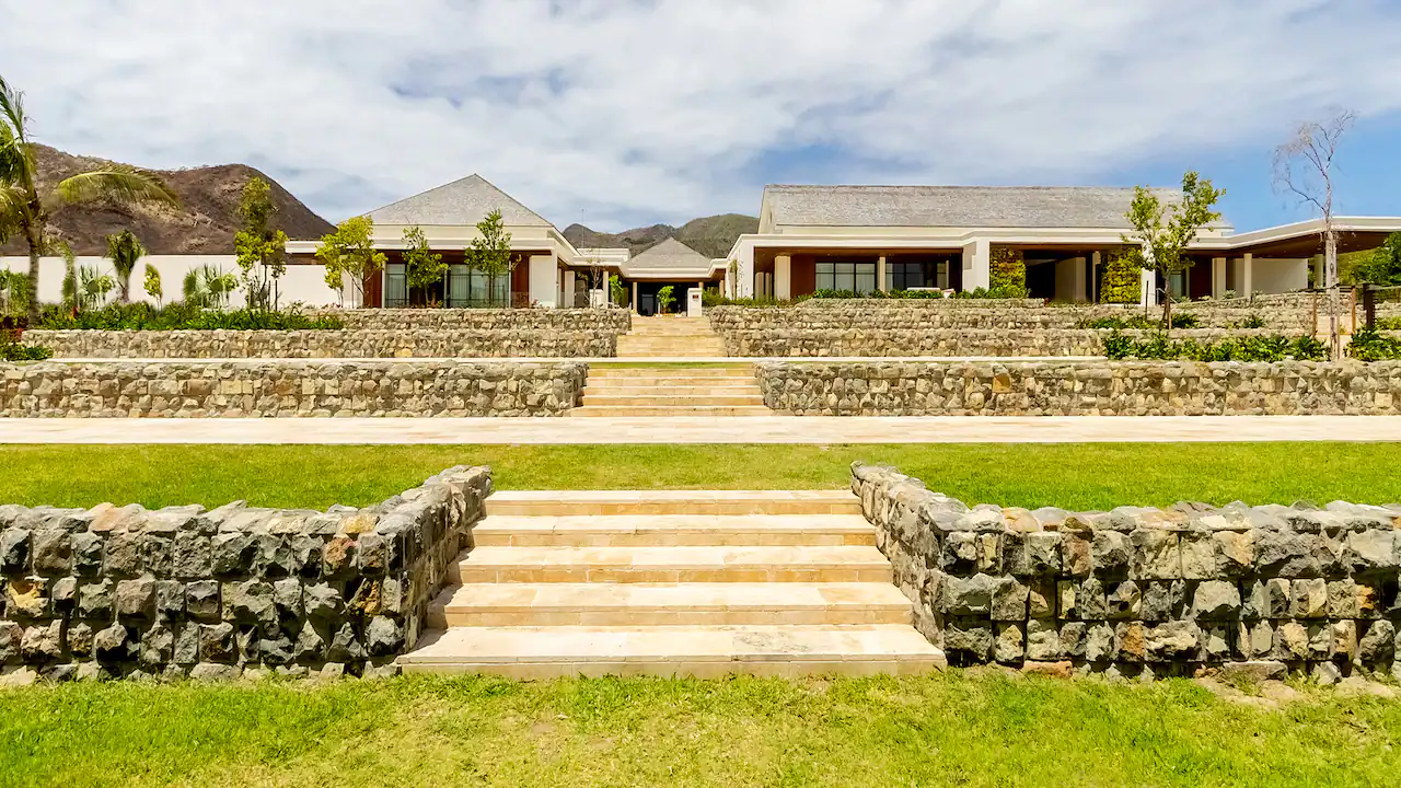 Park Hyatt St. Kitts Christophe Harbour: The Ultimate Investment Property for Second Citizenship in St. Kitts and Nevis park hyatt st kitts p189 exterior stairs.16x9